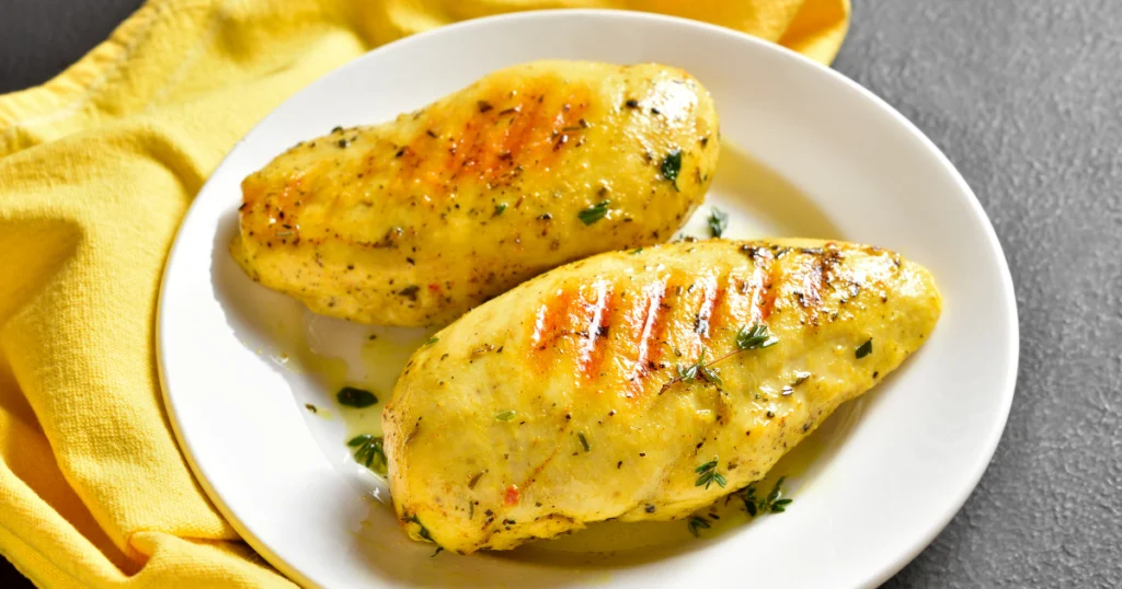 air frying frozen chicken breast