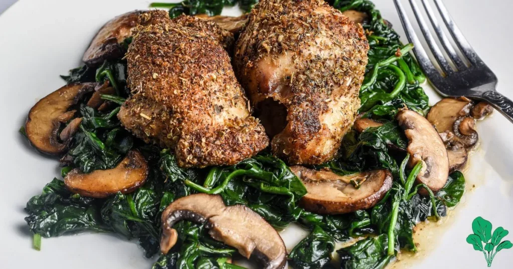 Creamy Spinach and Mushroom Chicken