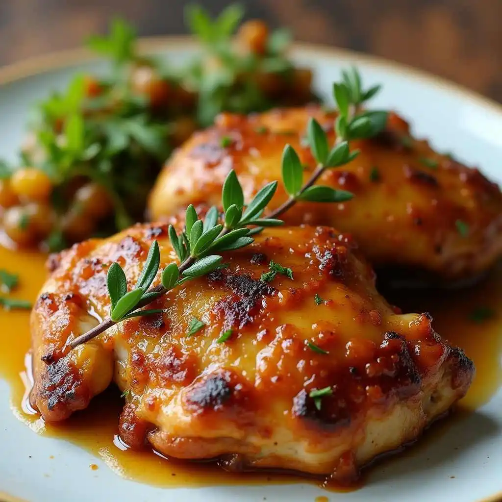 Honey Mustard Chicken Thighs Recipe