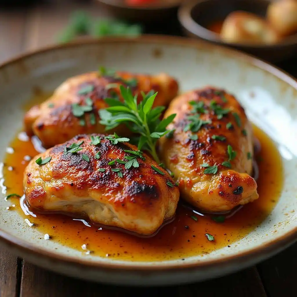 Honey Mustard Chicken Thighs Recipe